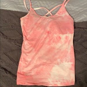 pink tye dye tank top rue21